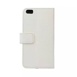 Wallet cover 2-kort Apple iPhone 4 / 4S  - hvid