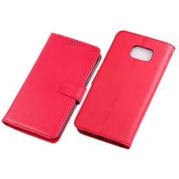 Lommebokdeksel 3-kort Samsung Galaxy S6 Edge Plus (SM-G928F)  - RØD