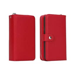 Mobil cover 2i1 Samsung Galaxy S6 Edge (SM-G925F)  - rød