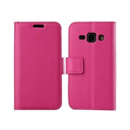Lompakkokotelo 2-kortti Samsung Galaxy J7 2015 (SM-J700F)  - pinkki