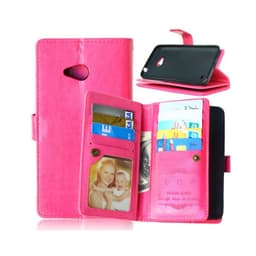 Lompakkotelo Flexi 9-kortti Microsoft Lumia 640 (RM-1072)  - pinkki