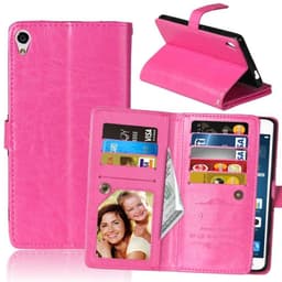 Dobbeltflip Flexi 9-kort Sony Xperia XA Ultra (F3211)  - Rosa
