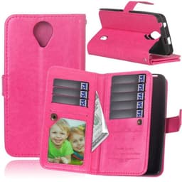Dobbeltflip Flexi 9-kort Huawei Y635  - Rosa