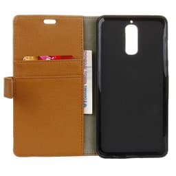 Lompakkokotelo 2-kortti Huawei Mate 9 Pro (LON-L29)  - ruskea