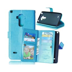 Lompakkotelo Flexi 9-kortti LG G4 Stylus (H635)  - Vaaleansininen
