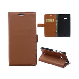 Lommebokdeksel 2-kort Microsoft Lumia 540 (RM-1141)  - brun