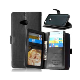 Dobbeltflip Flexi 9-kort Microsoft Lumia 640 (RM-1072)  - Svart