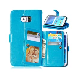 Lompakkotelo Flexi 9-kortti Samsung Galaxy S6 (SM-G920F)  - Vaaleansin