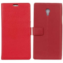 Lommebokdeksel 2-kort ZTE Blade V7  - RØD