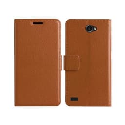 Lommebokdeksel 2-kort LG Bello 2 (X150)  - brun