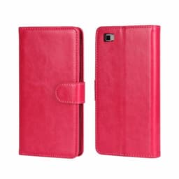 MOVE lompakkokotelo 2i1 Huawei P8 Lite 2015 (ALE-L21)  - pinkki