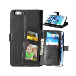 Dobbeltflip Flexi 9-kort Apple iPhone 6 / 6S Plus  - Svart
