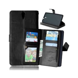 Dobbeltflip Flexi 9-kort Sony Xperia C5 Ultra Dual (E5563)  - Svart