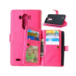 Lompakkotelo Flexi 9-kortti LG G3 (D855)  - pinkki