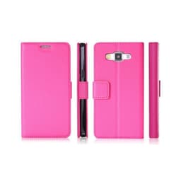 Lompakkokotelo 2-kortti Samsung Galaxy A8 2015 (SM-A800F)  - pinkki