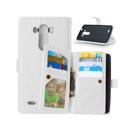 Dobbeltflip Flexi 9-kort LG G3 (D855)  - Hvit