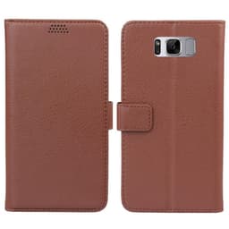Lommebokdeksel 2-kort Samsung Galaxy S8 Plus (SM-G955F)  - brun