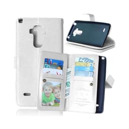 Lompakkotelo Flexi 9-kortti LG G4 Stylus (H635)  - valkoinen