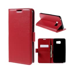 Lommebokdeksel 2-kort Samsung Galaxy Note 5 (SM-920C)  - RØD