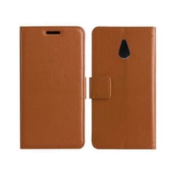Lommebokdeksel 2-kort HTC ONE Mini (M4 / 601e)  - brun