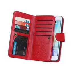Dubbelflip Magnet 2i1 Samsung Galaxy S6 Edge Plus (SM-G928F)  - Röd