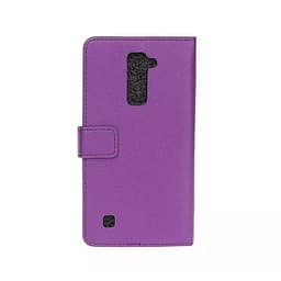 Lommebokdeksel 2-kort LG K8 2016 (K350N)  - lilla