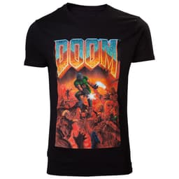 T-paita  Doom classic musta (XXL)