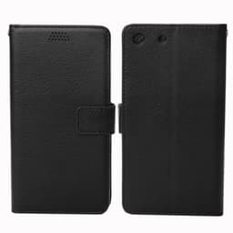 Lompakkokotelo 2-kortti Sony Xperia M5 (E5663)  - musta