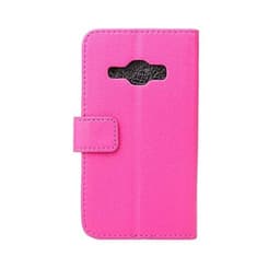 Lommebokdeksel 2-kort Samsung Galaxy J1 2016 (SM-J120F)  - Rosa