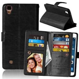 Dobbeltflip Flexi 9-kort LG X Power (K220)  - Svart