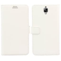 Lompakkokotelo 2-kortti OnePlus 3 / 3T  - valkoinen