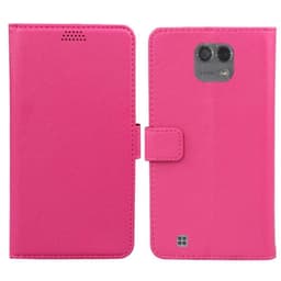 Lommebokdeksel 2-kort LG X Cam (K580)  - Rosa