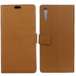 Lommebokdeksel 2-kort Sony Xperia XZ / XZs (F8331)  - brun