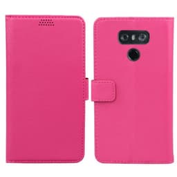 Wallet 2-kort til LG G6 (H870)  - lyserød