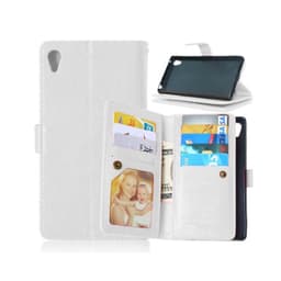 Dobbeltflip Flexi 9-kort Sony Xperia Z3 + (E6553)  - Hvit