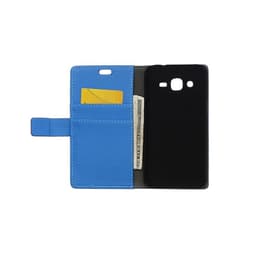 Lompakkokotelo 2-kortti Samsung Galaxy J2 (SM-J200F)  - sininen