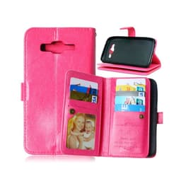 Lompakkotelo Flexi 9-kortti Samsung Galaxy J5 2015 (SM-J500F)  - pinkk