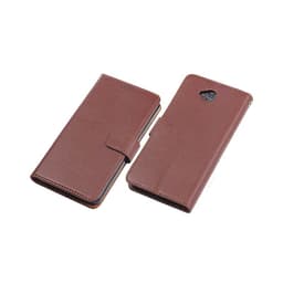 Lommebokdeksel 3-kort Microsoft Lumia 650 (RM-1152)  - brun