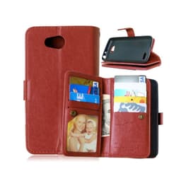 Dobbeltflip Flexi 9-kort LG L70 / L65 (D280)  - brun