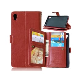 Dobbeltflip Flexi 9-kort Sony Xperia Z3 + (E6553)  - brun