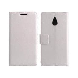 Lompakkokotelo 2-kortti HTC ONE Mini (M4 / 601e)  - valkoinen