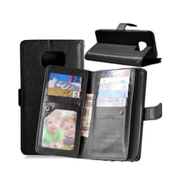 Lompakkotelo Flexi 9-kortti Samsung Galaxy S7 Edge (SM-G935F)  - musta