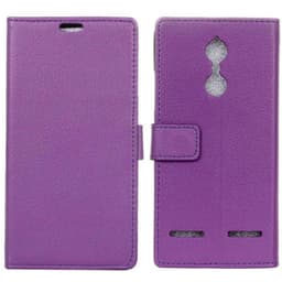 Lompakkokotelo 2-kortti Lenovo Vibe K6  - violetti