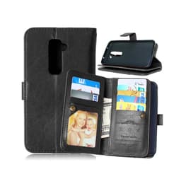 Dobbeltflip Flexi 9-kort LG G2 (D802)  - Svart