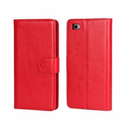 MOVE lompakkokotelo 2i1 Huawei P8 Lite 2015 (ALE-L21)  - punainen
