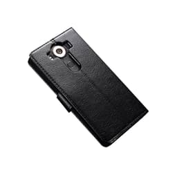 Lommebokdeksel 2-kort LG V10 (H960)  - Svart