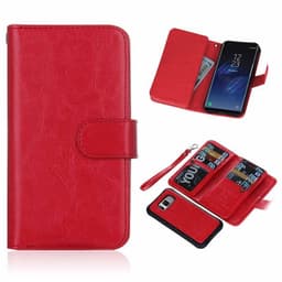 Dobbelflip magnet 2i1 Samsung Galaxy S8 Plus (SM-G955F)  - RØD