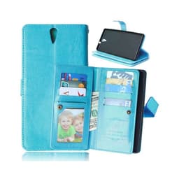 Lompakkotelo Flexi 9-kortti Sony Xperia C5 Ultra Dual (E5563)  - Vaale