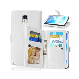 Lompakkotelo Flexi 9-kortti Samsung Galaxy Note 3 (SM-N9005)  - valkoi