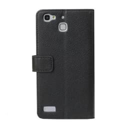 Lommebokdeksel 2-kort Huawei Enjoy 5S (TAG-AL00)  - Svart